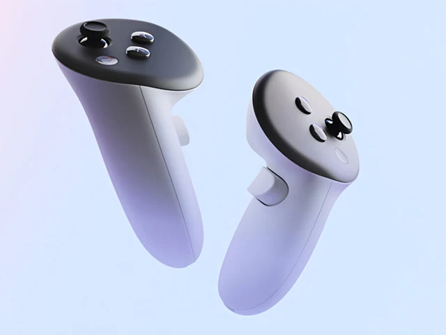 VR controller coordinate frame